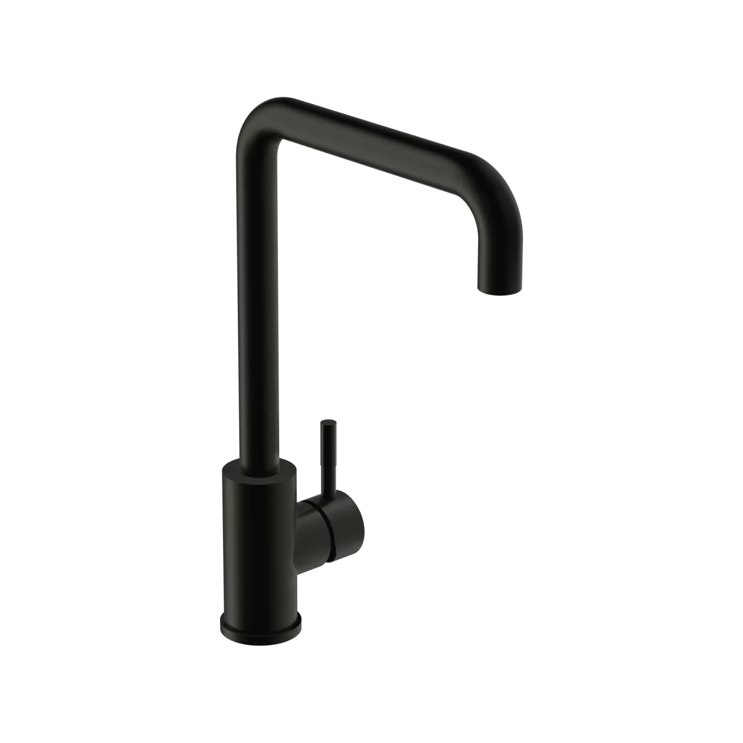 Смеситель для кухни COMO с п-образным изливом черный