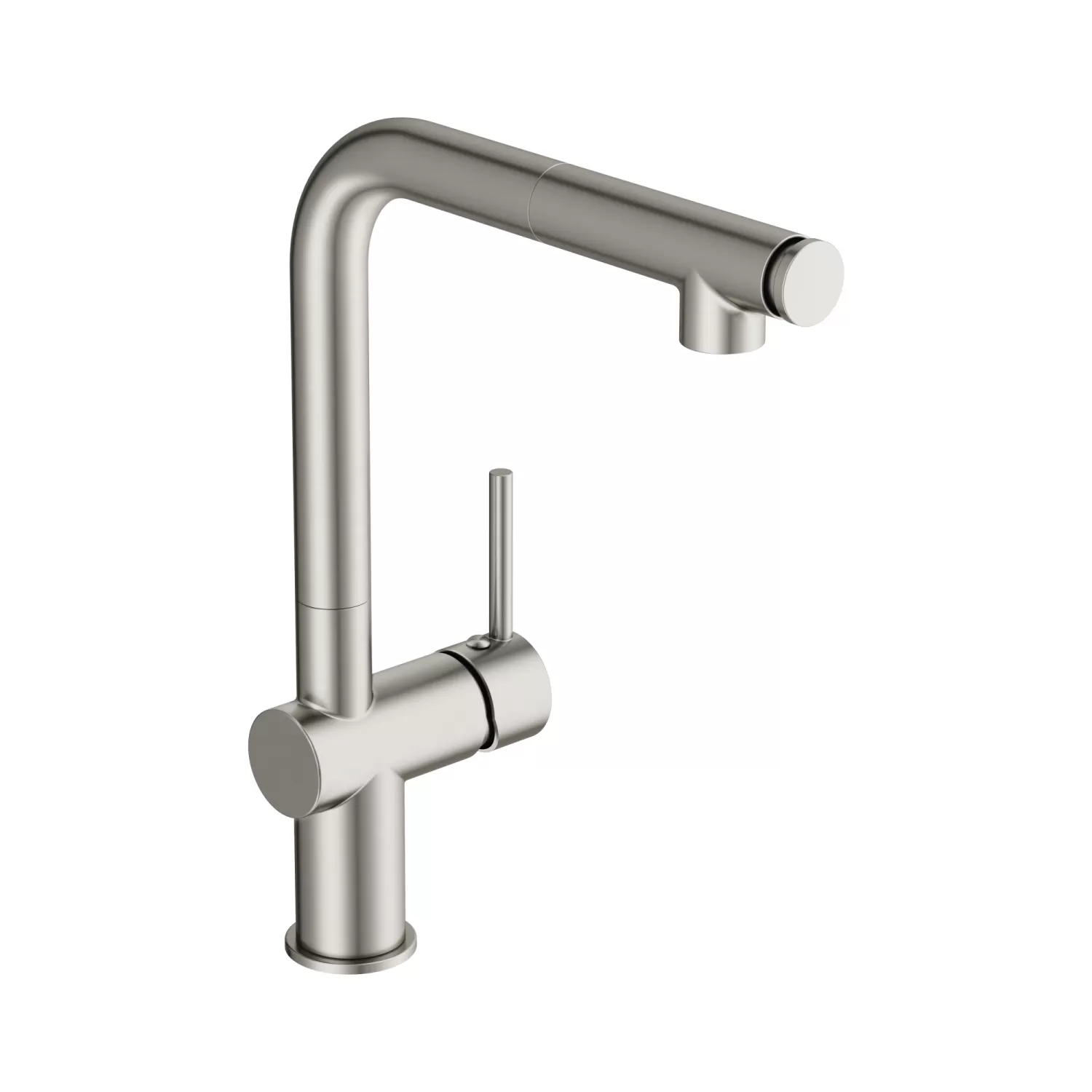 Смеситель для кухни FLAVIS с выдвижным изливом два режима сатин