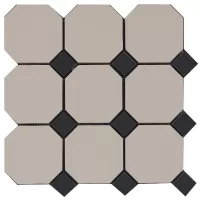 Петергоф Октагон 9.6*9.6 кофе с молоком (005/013) 29.2*29.2, Keramark