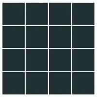 Фальш-квадрат плитка-модуль черный (013) 60*60, Keramark