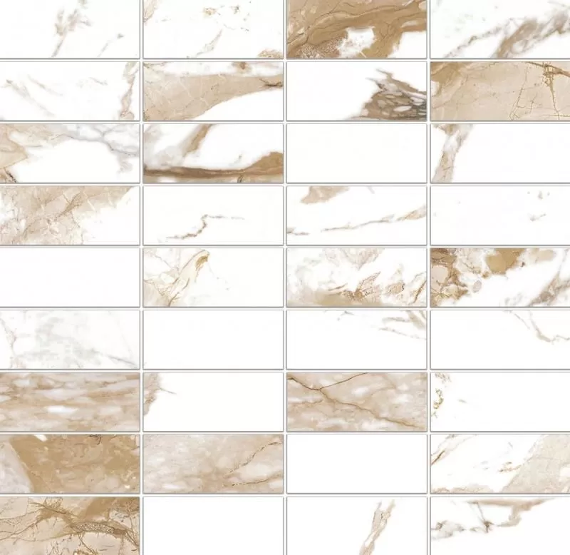 Мозаика Meissen Keramik Wild chic белый 30x30 A16678