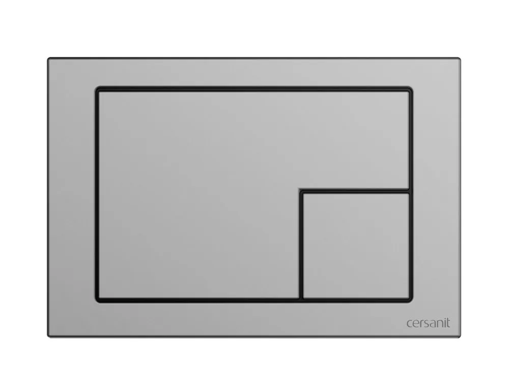 Кнопка CORNER пластик хром матовый (Cersanit)