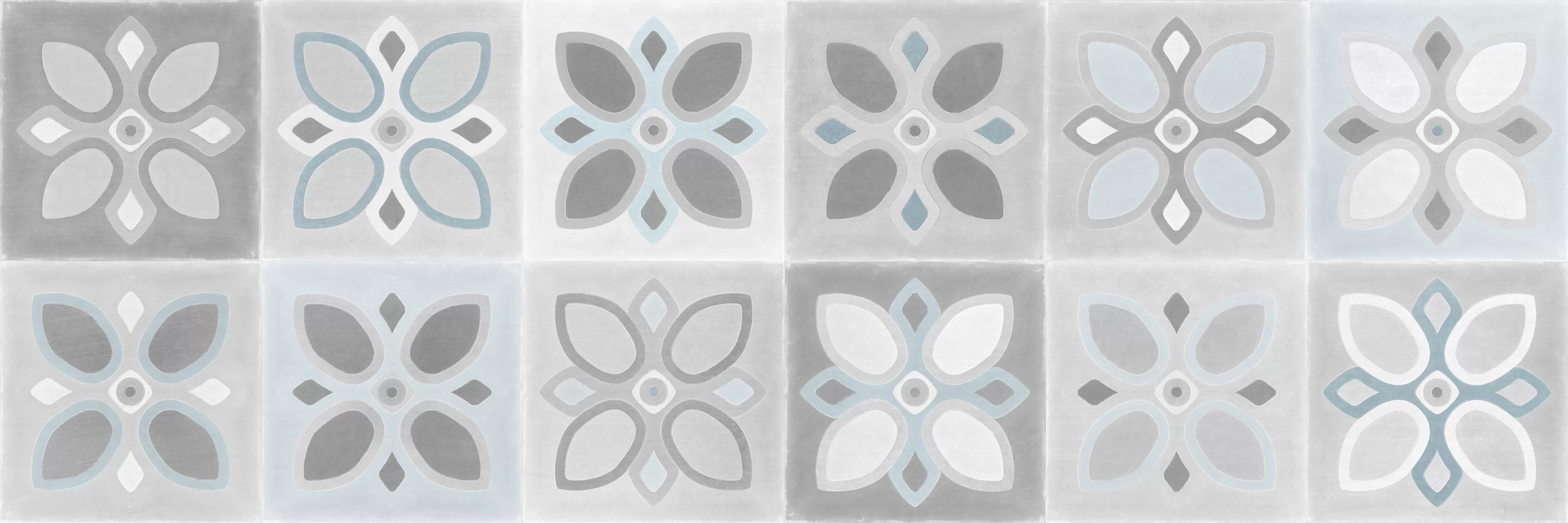 Плитка Meissen Keramik Lissabon многоцветный 25x75 LBU451