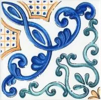 STG\A454\5232 Капри майолика декор 20*20, Керама Марацци