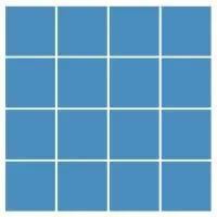 Фальш-квадрат плитка-модуль синий (012) 60*60, Keramark